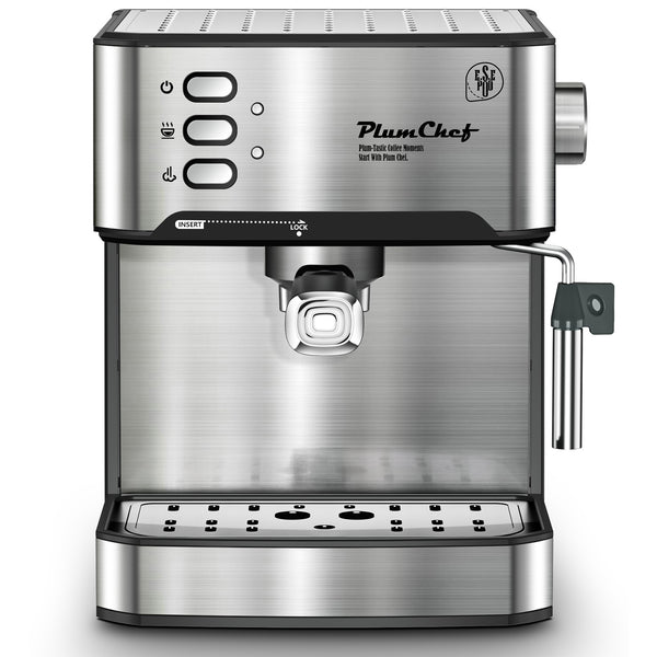 20 Bar Professional Espresso Machine With Milk Frother, Single & Double Shot, ESE Pod Compatible, Visual Display Of Pressure, Removable Water Tank For Cappuccino, Latte, Machiato For Home Barista